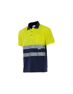 POLO BICOLOR ALTA VISIBILIDAD MANGA CORTA VELILLA 173