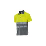 POLO ALTA VISIBILIDAD BICOLOR MANGA CORTA VELILLA 173
