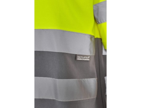 CAMISETA ALGODÓN ALTA VISIBILIDAD GRIS AMARILLO VELILLA 305613