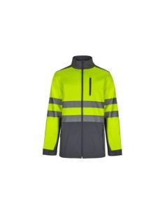 CAZADORA SOFTSHELL ALTA VISIBILIDAD BICOLOR VELILLA