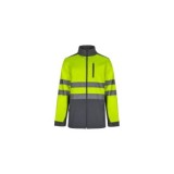 CAZADORA SOFTSHELL ALTA VISIBILIDAD BICOLOR VELILLA