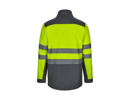 CAZADORA SOFTSHELL ALTA VISIBILIDAD BICOLOR VELILLA
