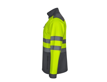 CAZADORA SOFTSHELL ALTA VISIBILIDAD BICOLOR VELILLA