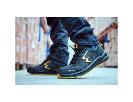 ZAPATILLA DE SEGURIDAD RUNNING AMARILLO S3S / RUNAS3S