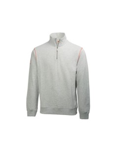 SUDADERA OXFORD HOOD ZIP GRIS HELLY HANSEN