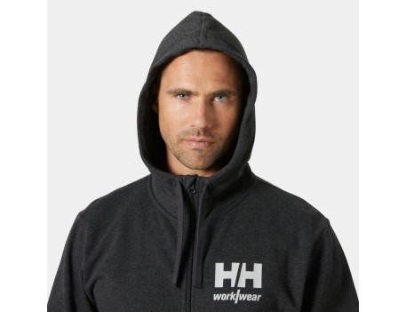 SUDADERA HELLY HANSEN CLASSIC LOGO HOODIE NEGRA