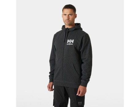 SUDADERA HELLY HANSEN CLASSIC LOGO HOODIE NEGRA