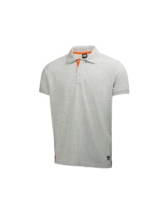 POLO OXFORD DE ALGODÓN HELLY HANSEN GRIS 2