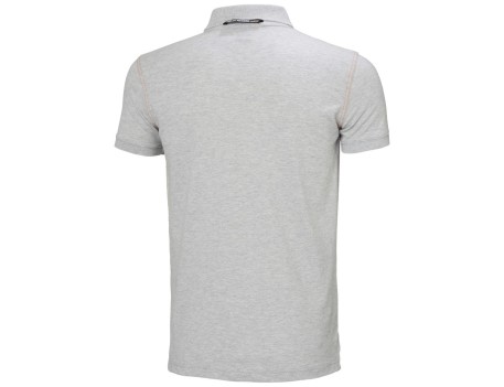 POLO OXFORD DE ALGODÓN HELLY HANSEN GRIS