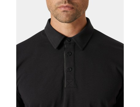 POLO TÉCNICO HELLY HANSEN EVO NEGRO SECADO RÁPIDO