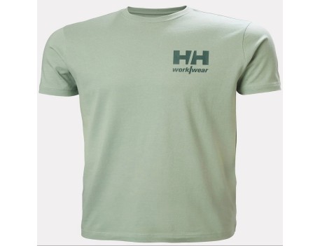 CAMISETA TÉCNICA CLASSIC HELLY HANSEN MANGA CORTA VERDE