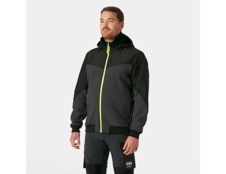 CHAQUETA SOFTSHELL OXFORD HELLY HANSEN NEGRA