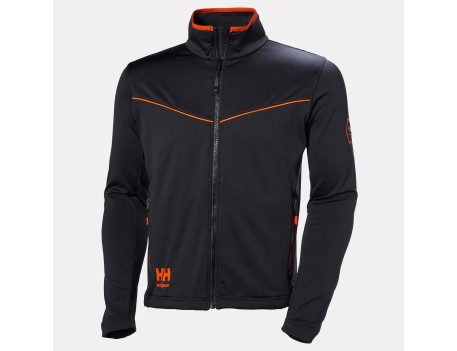 CHAQUETA SOFTSHELL CHELSEA EVOLUTION STRETCH MIDLAYER NEGRO