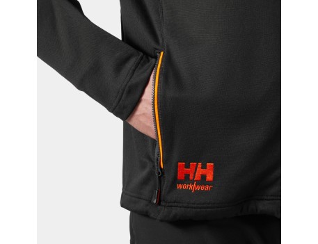 CHAQUETA SOFTSHELL CHELSEA EVOLUTION STRETCH MIDLAYER NEGRO