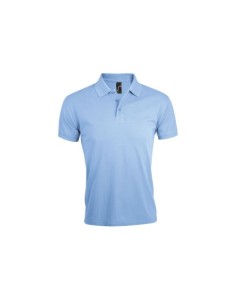 POLO HOMBRE POLI ALGODÓN AZUL CIELO PRIME T-S
