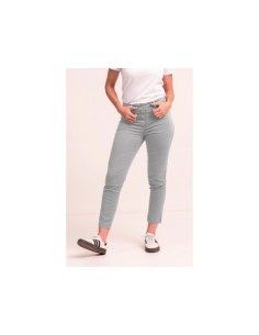 PANTALÓN CHINO FINO ELÁSTICO GRIS