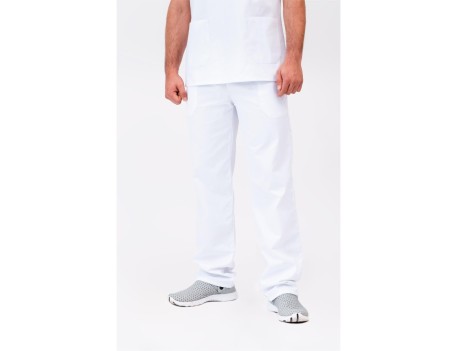 PANTALON GOMA CON BOLSILLOS HIDROFLEX BLANCO T-S