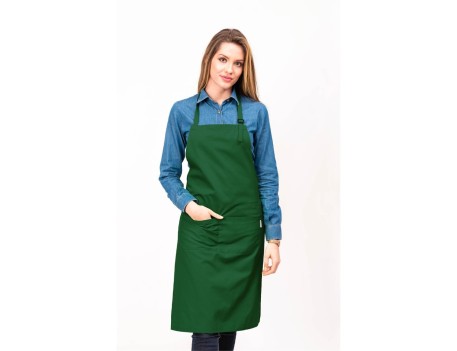 DELANTAL PETO BÁSICO CON BOLSILLOS TALLA L