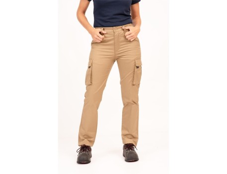 PANTALÓN ELÁSTICO HIDROFUGO BEIGE T-34