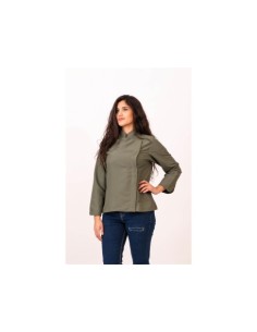 CHAQUETA COCINA MICROFIBRA NIDO ABEJA TALLA L