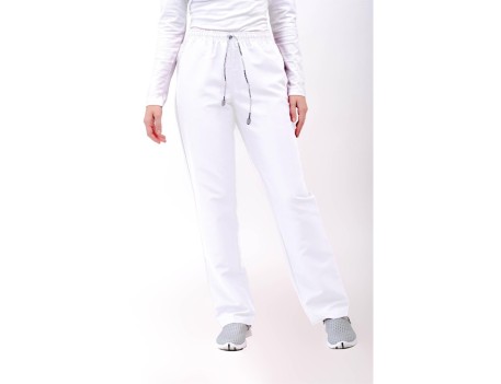 PANTALÓN GOMA CORDÓN BLANCO IMPERMEABLE
