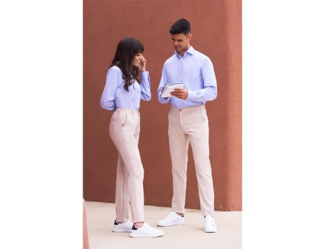 PANTALÓN UNISEX SUPERF. CHINO GOMA BEIGE T-38