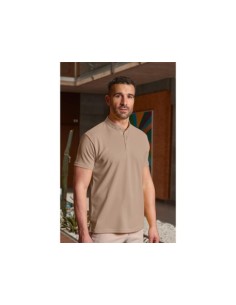 POLO CABALLERO MANGA CORTA CUELLO MAO T-S
