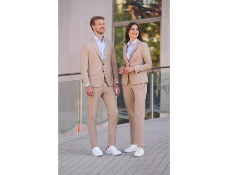 PANTALÓN UNISEX VESTIR CHINO TOSTADO TALLA 38