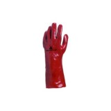 GUANTE PVC ROJO 35 CM DELTAPLUS