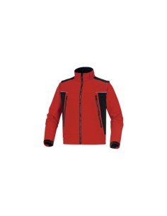 CHAQUETA SOFTSHELL ORSA ROJO/NEGRO DELTAPLUS