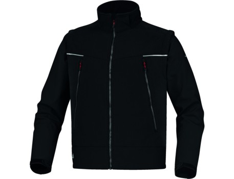 CHAQUETA SOFTSHELL ORSA NEGRO DELTAPLUS