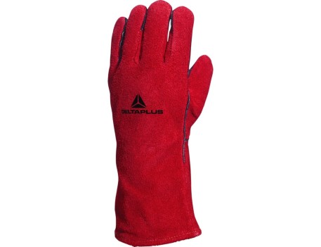 GUANTE SOLDADOR ANTICALORICO ROJO DELTAPLUS CA615K