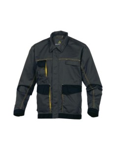 CHAQUETA DE TRABAJO D-MACH DELTAPLUS GRIS AMARILLO