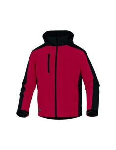 PARKA IMPERMEABLE VIGO DELTAPLUS ROJO/NEGRO