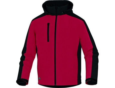 PARKA IMPERMEABLE VIGO DELTAPLUS ROJO/NEGRO