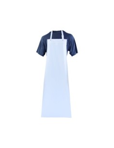 DELANTAL PVC BLANCO IMPERMEABLE 90X120 CM TABALPV