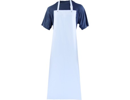 DELANTAL PVC BLANCO IMPERMEABLE 90X120 CM TABALPV