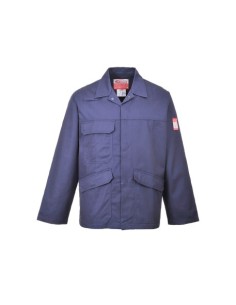 CHAQUETA IGNÍFUGA BIZFLAME PRO PORTWEST MARINO