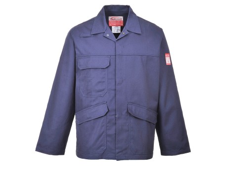 CHAQUETA IGNÍFUGA BIZFLAME PRO PORTWEST MARINO