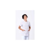 CASACA SEÑORA MICROFIBRA BLANCA BROCHES