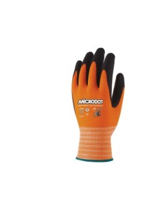 GUANTES DE NYLON CON RECUBRIMIENTO DE NITRILO MICRODOT 3L WX666