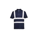 POLO LABORAL ALTA VISIBILIDAD PORTWEST IONA AZUL MARINO