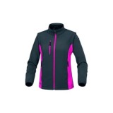 CHAQUETA SOFTSHELL DELTAPLUS MYSEN2 GRIS/FUCSIA