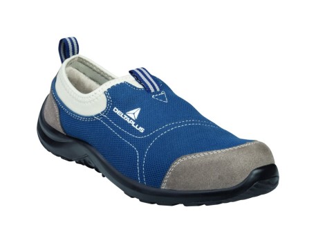 ZAPATO DE SEGURIDAD MIAMI S1P GRIS AZUL DELTAPLUS