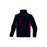 CHAQUETA SOFTSHELL DELTAPLUS MYSEN2 NEGRO/ROJO