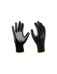 GUANTE NYLON NITRILO NEGRO