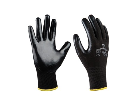 GUANTE NYLON NITRILO NEGRO