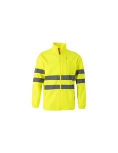 CHAQUETA POLAR ALTA VISIBILIDAD AMARILLO FLUOR 280G/M²