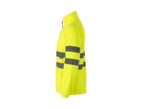 CHAQUETA POLAR ALTA VISIBILIDAD AMARILLO FLUOR 280G/M²