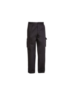 PANTALÓN LABORAL TERGAL NEGRO ADEEPI 240G